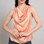 Women Cowl Neck Regular Top