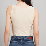 Women V-Neck Wrap Crop Top