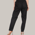Women Comfort High-Rise Easy Wash Pleated Trousers