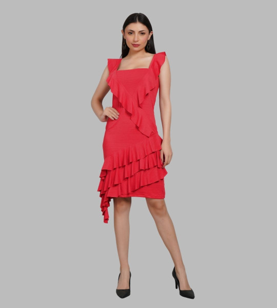 Women Solid Sheath Dresses
