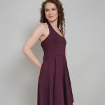Halter Neck Fit & Flare Dress