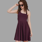 Halter Neck Fit & Flare Dress