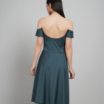 Off-Shoulder Fit & Flare Dress