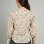 Women Floral Printed Shirt Style Cotton Top